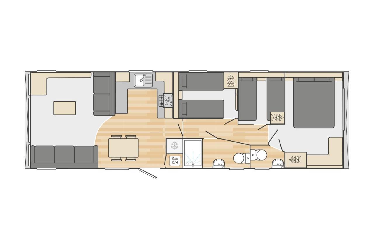 Lydstep Beach Bayview 3-Bedroom Holiday Home Тенби Екстериор снимка
